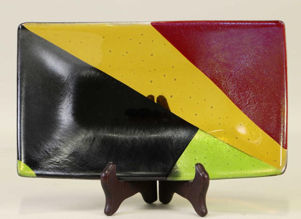 CHARLES WILSON FUSED GLASS DISH (1 of 3)