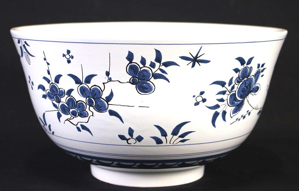 VINTAGE BLUE & WHITE DELFT BOWL (1 of 4)