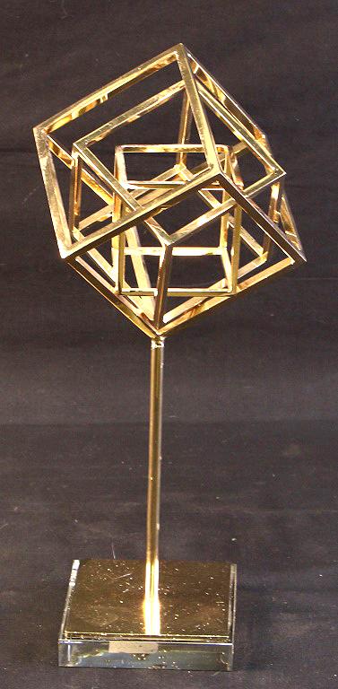 ABSTRACT BRASS SCULPTURE (1 of 4)