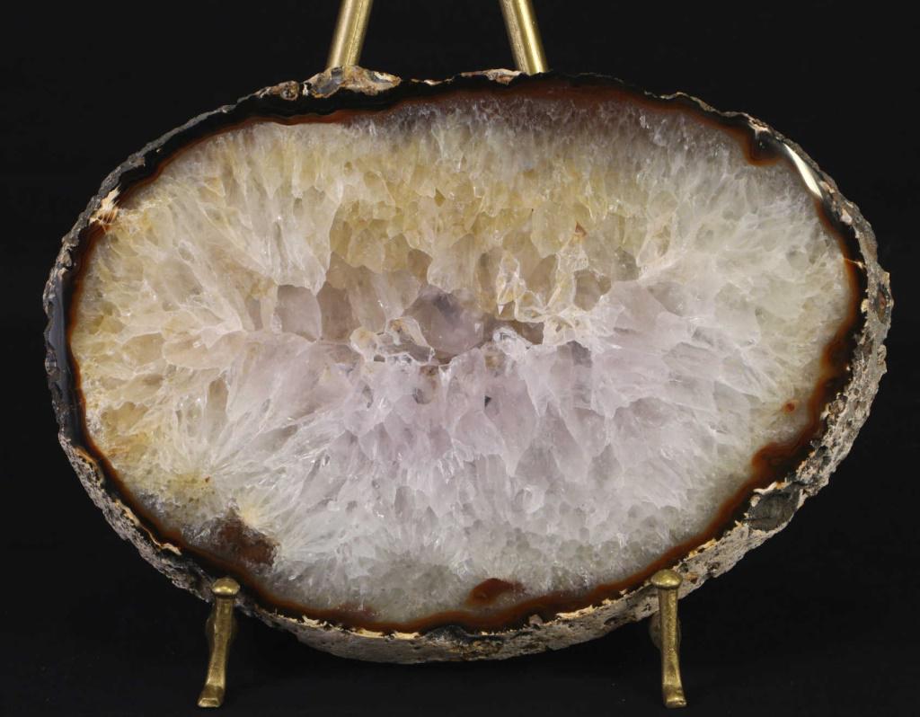 THICK AGATE AMETHYST SLICE (1 of 3)