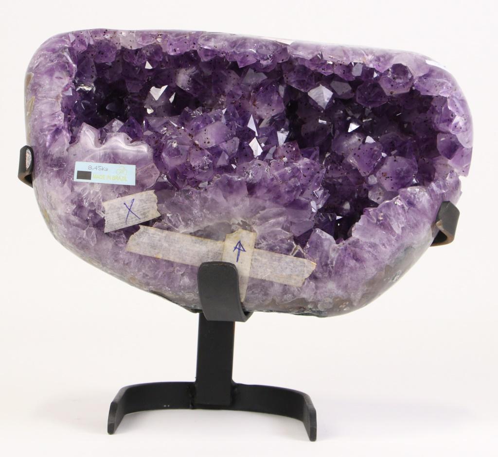 AMETHYST GEODE SLAB W/STAND (1 of 1)