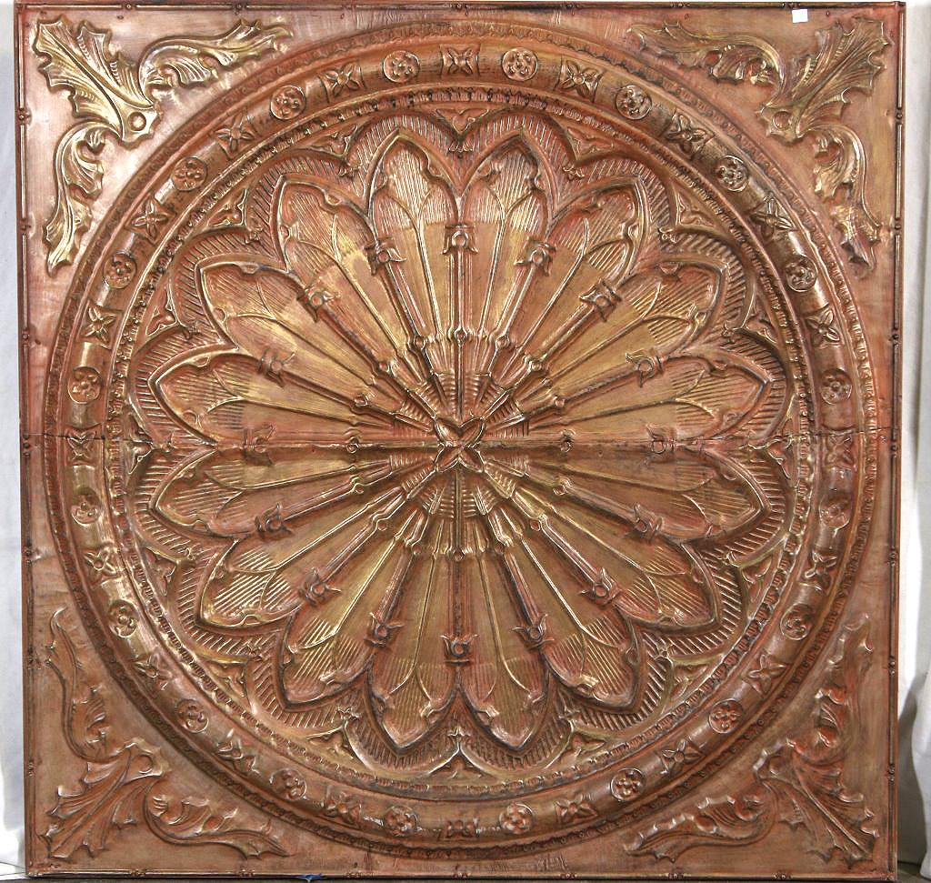 DECORATIVE METAL WALL MOUNT RELIEF (1 of 5)