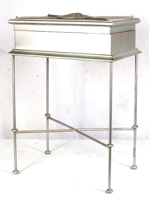 VERSACE STYLE TABLE: VERSACE STYLE TABLE Height: 25 in. by Width: 17 in. by Depth: 11