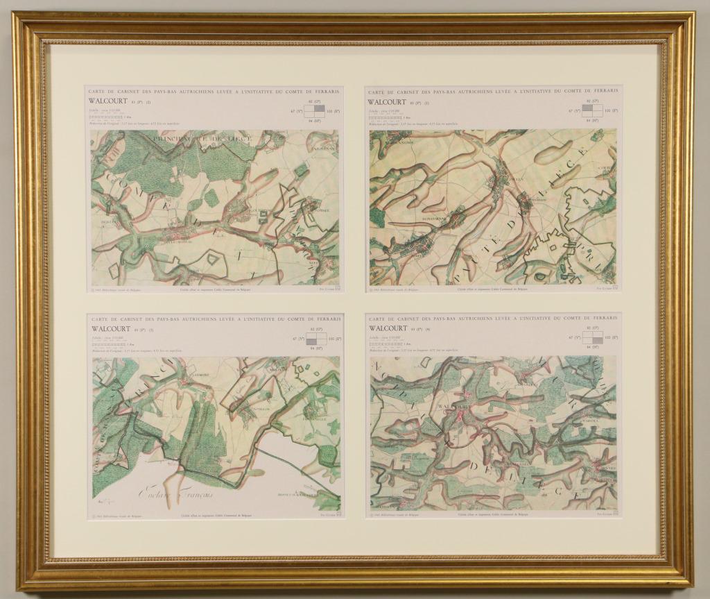 FRAMED FRENCH MAPS (1 of 2)