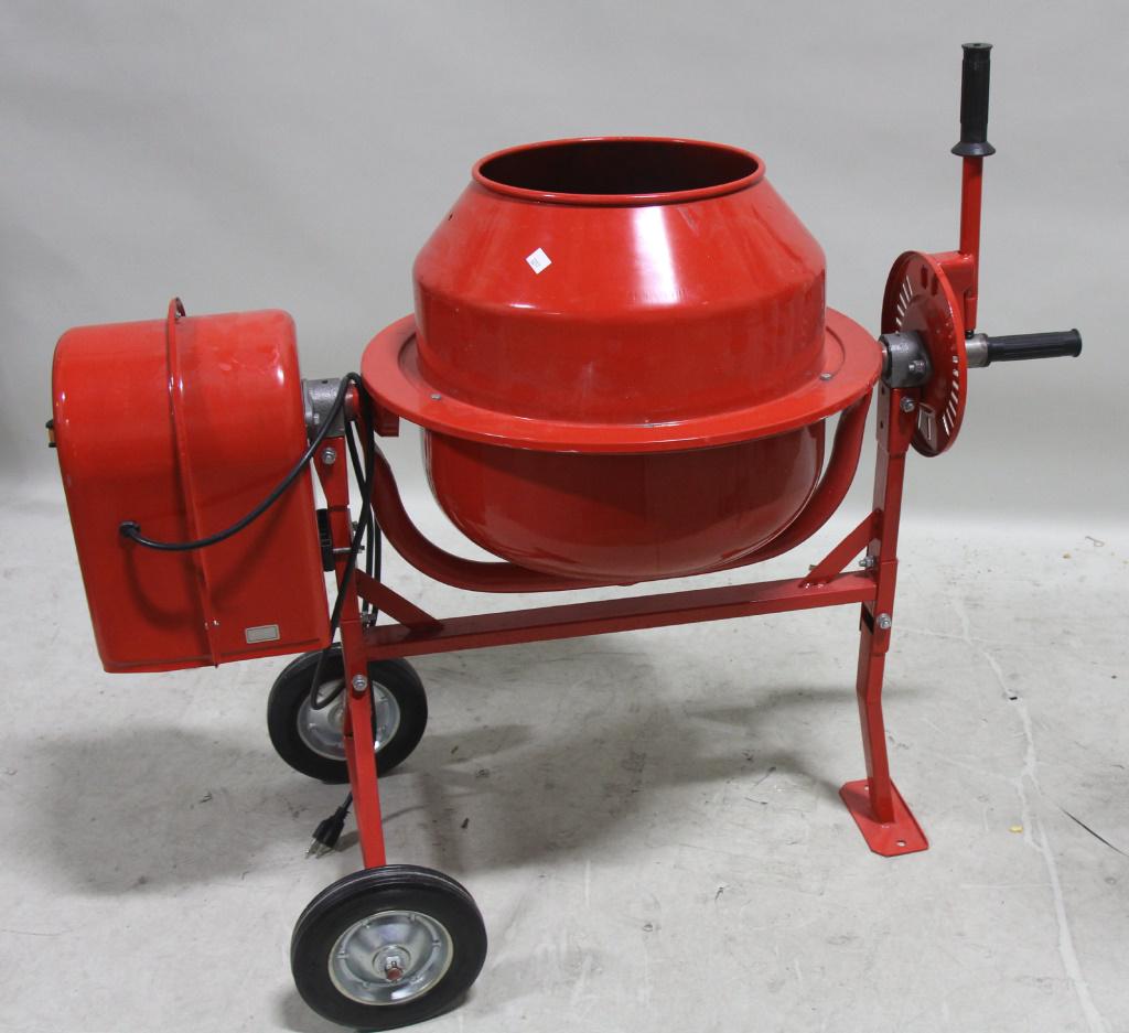 CENTRAL MACHINERY MINI CEMENT MIXER 1.25CFT (1 of 1)