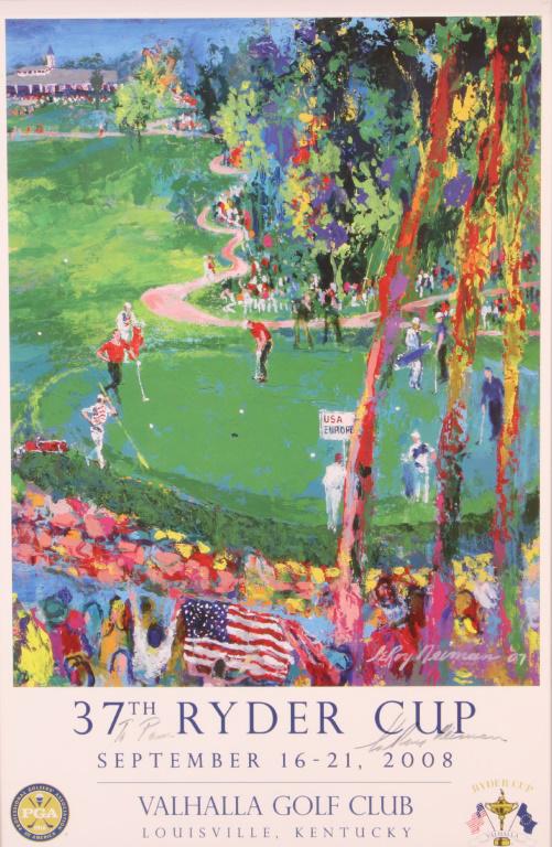 "37TH RYDER CUP" POSTER SIGNED BY LEROY NEIMAN (1 of 2)