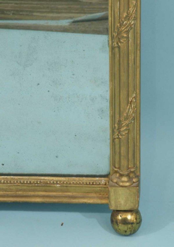 A HIGHLY CARVED AND GILTWOOD MIRROR, CIRCA 1830 - 3