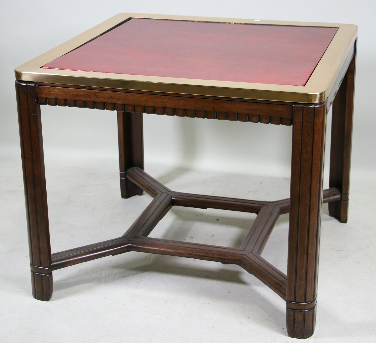 1940's GAME TABLE. FROM THE OLD HOUSTON CLUB: 1940's GAME TABLE. FROM THE OLD HOUSTON CLUB, HOUSTON, TX Height: 30 in. by Width: 36 in. by Depth: 36 in.