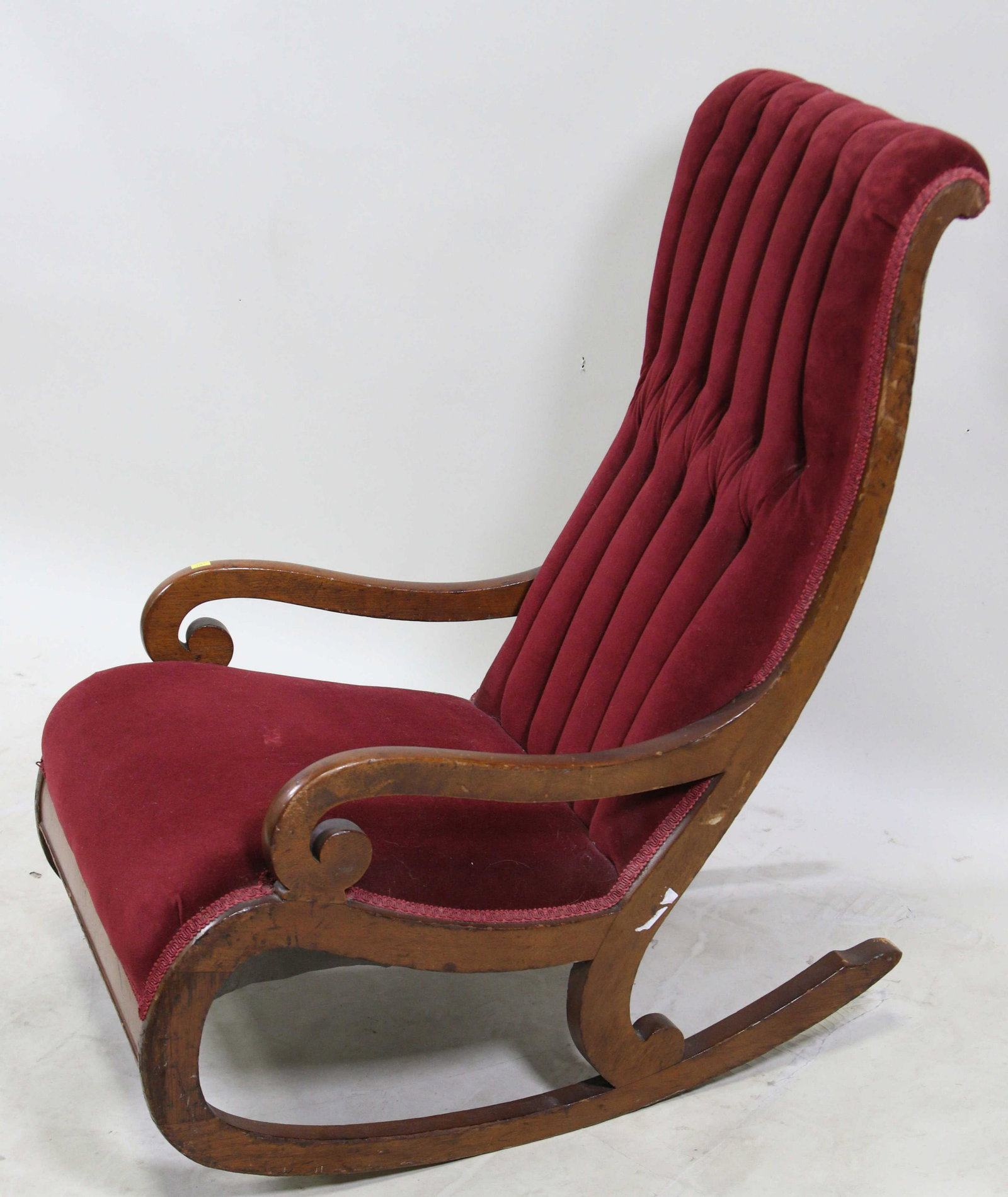 VICTORIAN ROCKING CHAIR: VICTORIAN ROCKING CHAIR Height: 36 in. by Width: 23 in. by Depth: 33