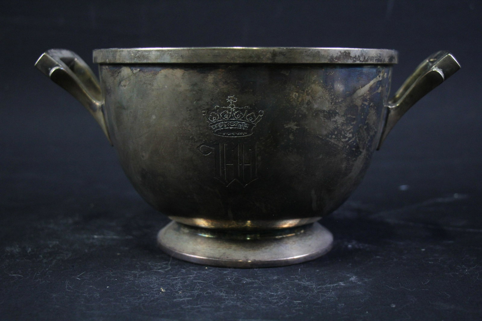 WARWICK SILVER BOWL: WARWICK SILVER BOWL - **FROM THE JOHN WALTON ESTATE** Height: 6 in. by Width: 12 in. by Depth: 12