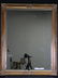 VINTAGE FRAMED BEVELED GLASS MIRROR - 2