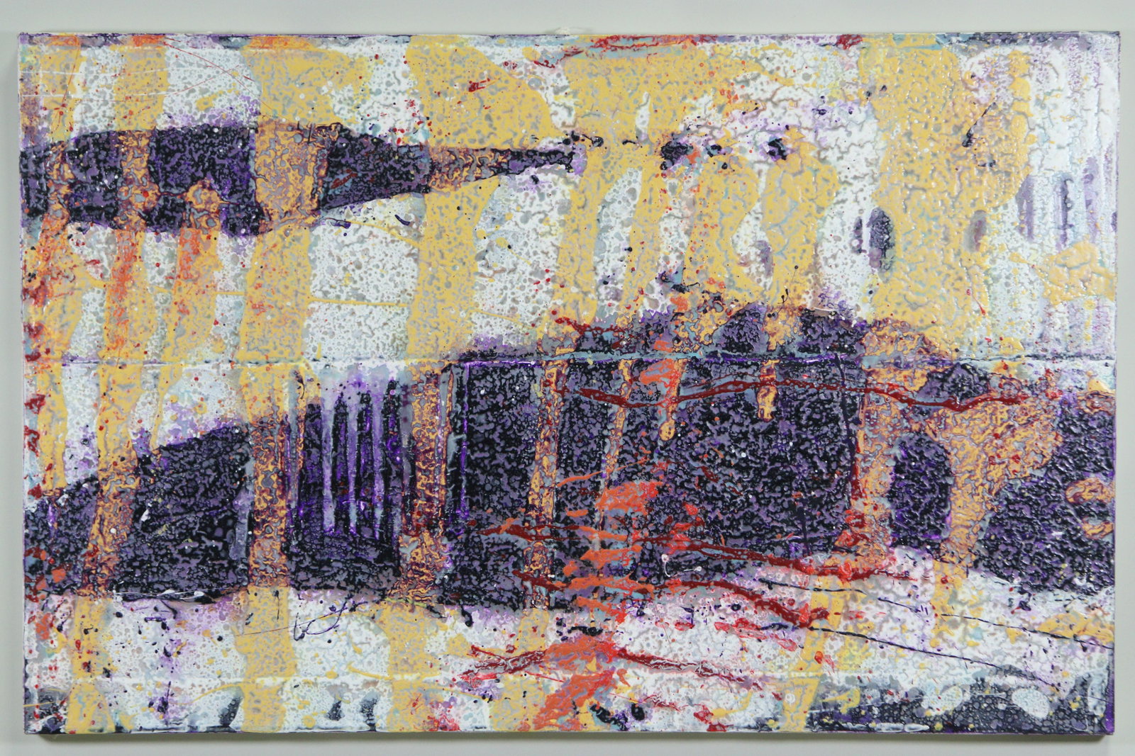 STEVEN ALEXANDER MUSIC SEMPRE ACRYLIC ON CANVAS: STEVEN ALEXANDER MUSIC SEMPRE ACRYLIC ON CANVAS. Height: 36 in. by Width: 56 in. by Depth: 1 IN .
