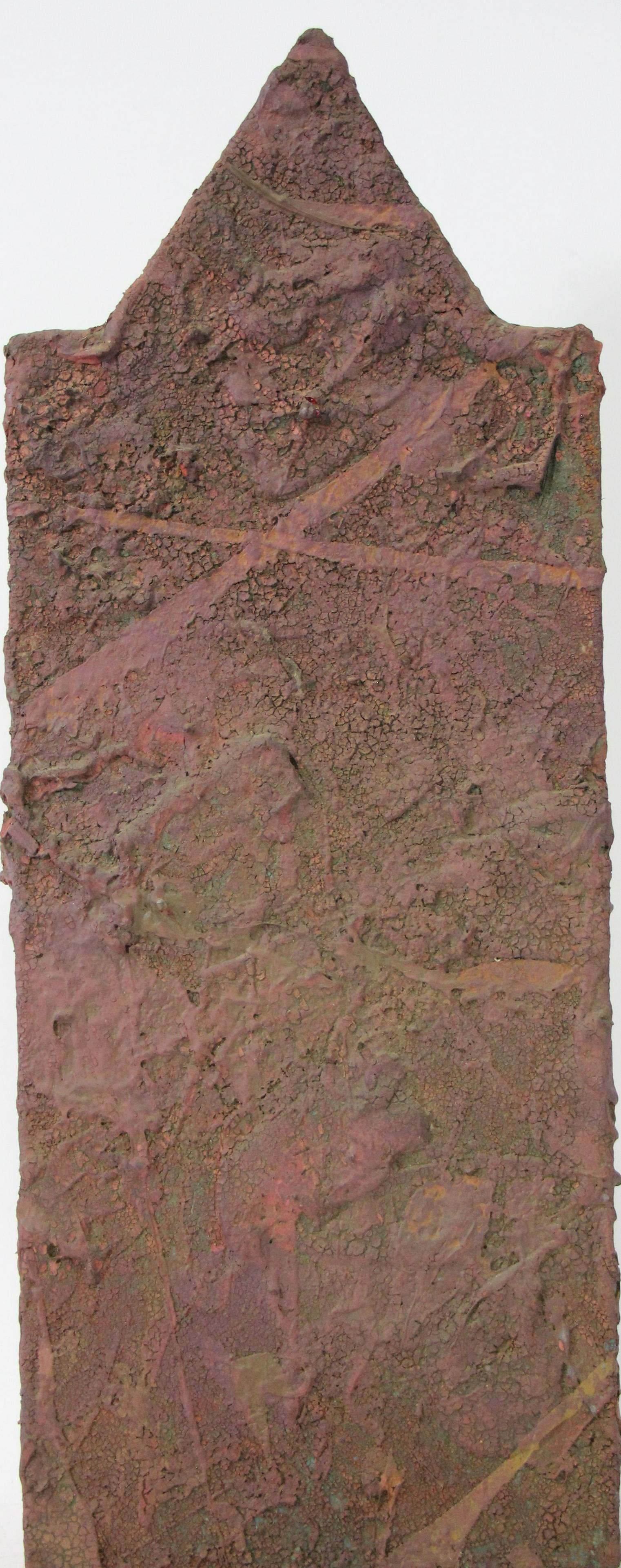 MICHAEL TRACY ICONITO MIXED MEDIA, 1980: MICHAEL TRACY ICONITO MIXED MEDIA, 1980. PROVENANCE: GIFT FROM MICHAEL TRACY TO ROBERT CAMPBELL, 1989. Height: 17.25 in. by Width: 6.5 in. by Depth: 3