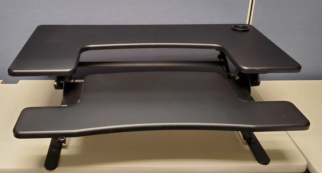 ELEVATING DESKTOP: ELEVATING DESKTOP in. by Width: 20" in. by Depth: 32"