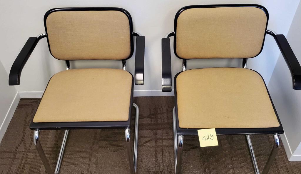 SET OF TWO OFFICE CHAIRS (1 of 4)