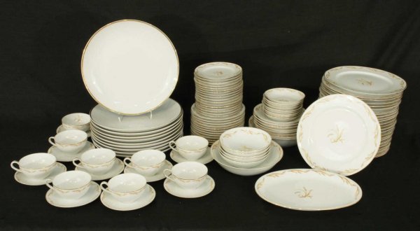 SET OF "ABALONE CHINA" BY GOLDEN GRAIN, JAPAN