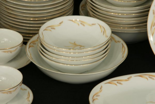 SET OF "ABALONE CHINA" BY GOLDEN GRAIN, JAPAN - 4
