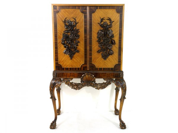 VINTAGE Mc ALLISTER CABINET ON STAND, c.1920"s