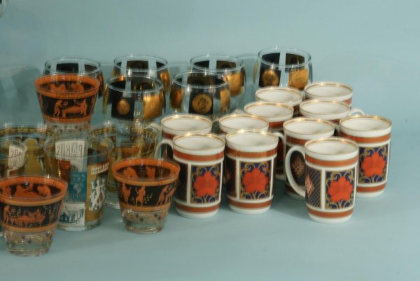 BOX LOT OF ASSORTED GLASSWARE - 5
