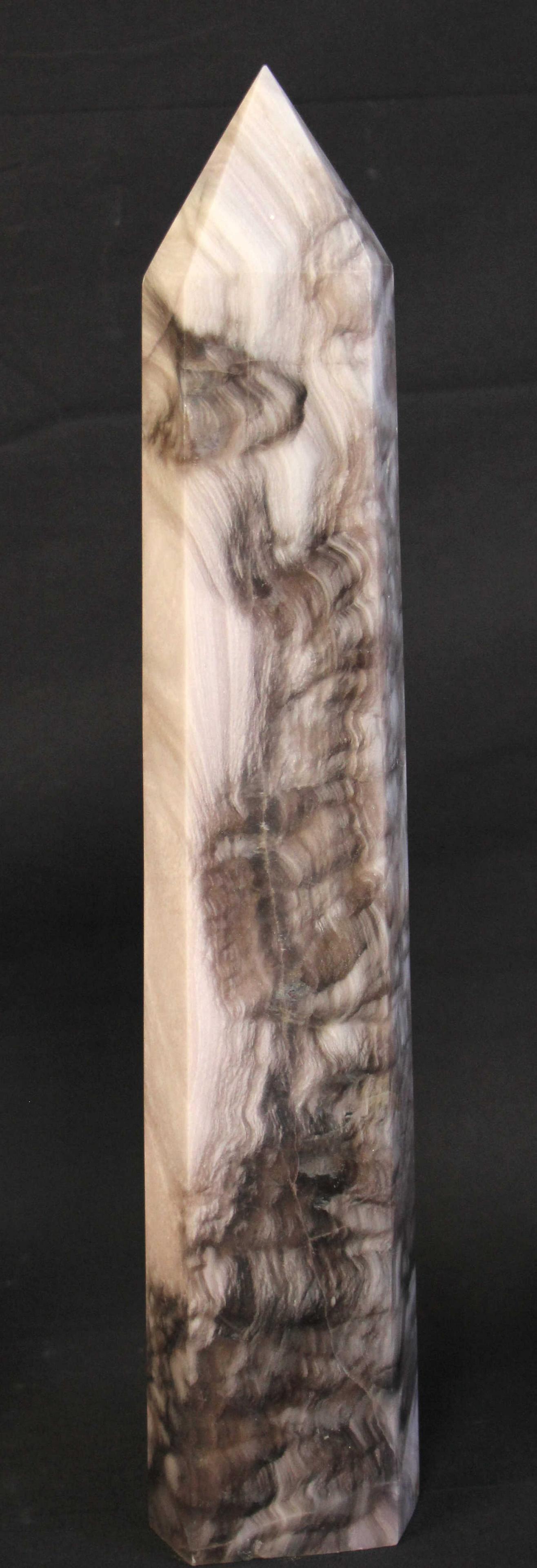 16in FLUORITE OBELISK: 16in FLUORITE OBELISK (P11) 11 LB Height: 17