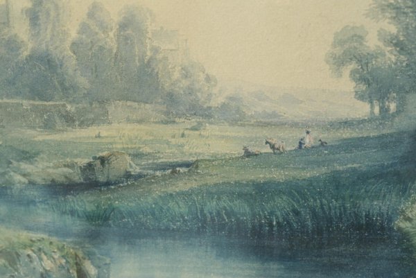 PAIR OF PRINTS OF RIVERSCENE AND TREES - 6