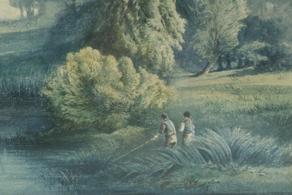 PAIR OF PRINTS OF RIVERSCENE AND TREES - 7