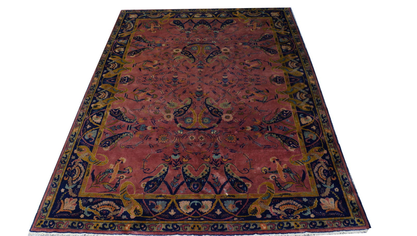 HAND KNOTTED PERSIAN HAMADAN RUG (1 of 5)