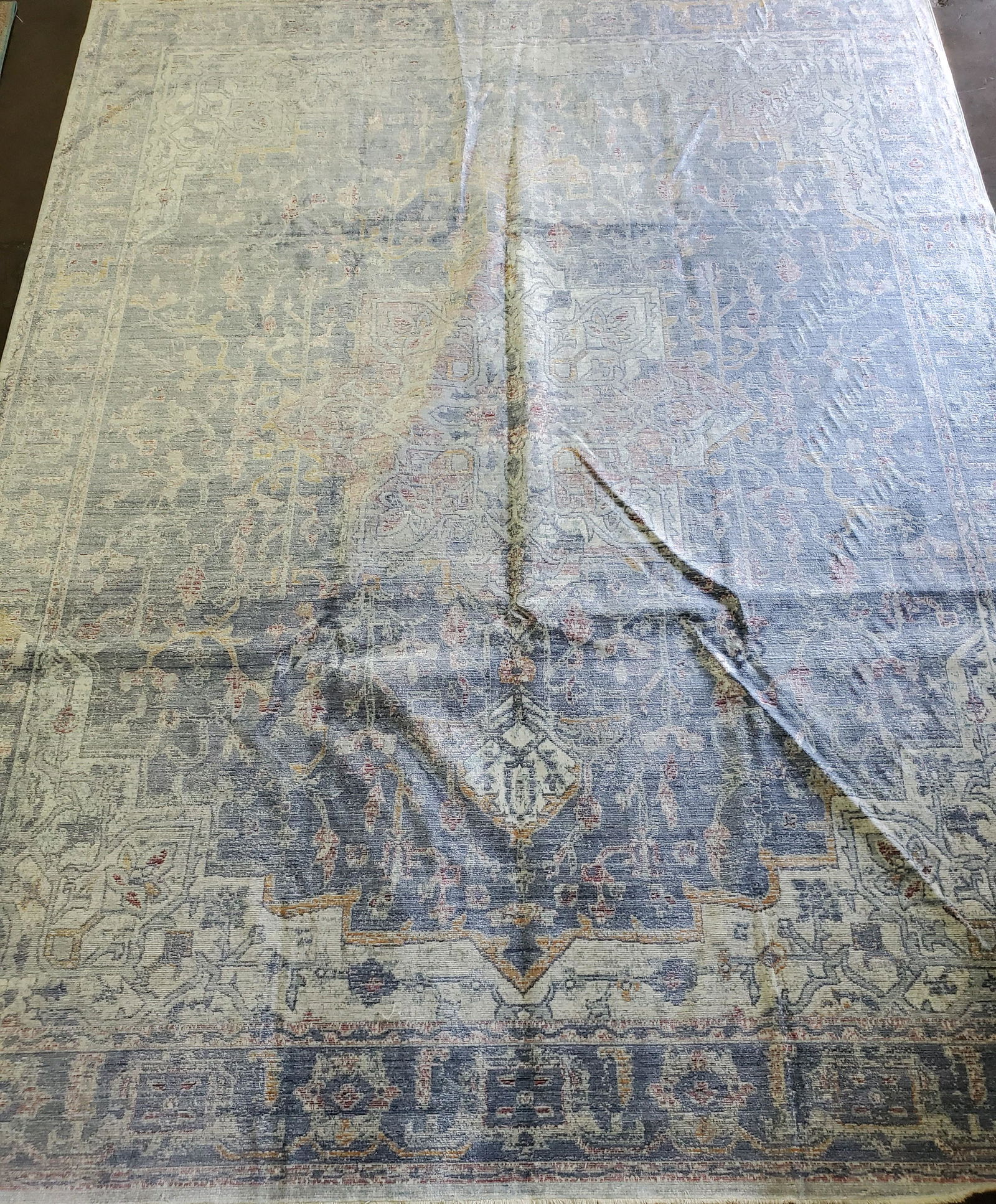 HAND DESIGNED LOOMED PERSIAN STYLE RUG (1 of 4)