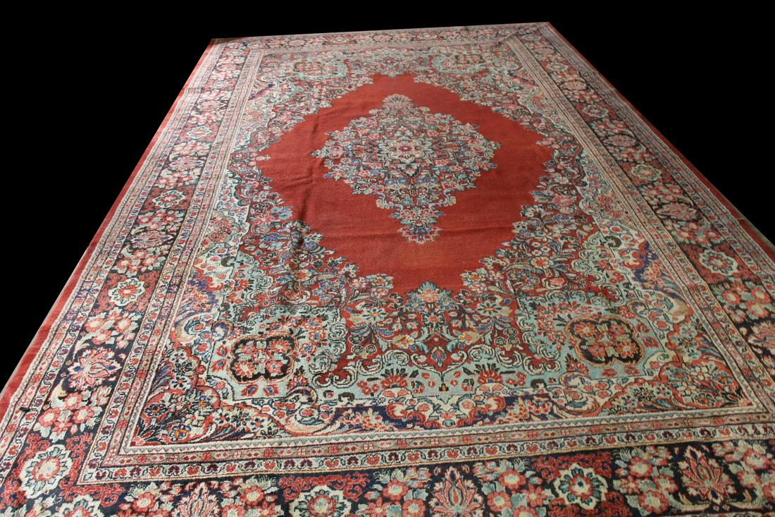LARGE PERSIAN KASHAN RUG (1 of 6)