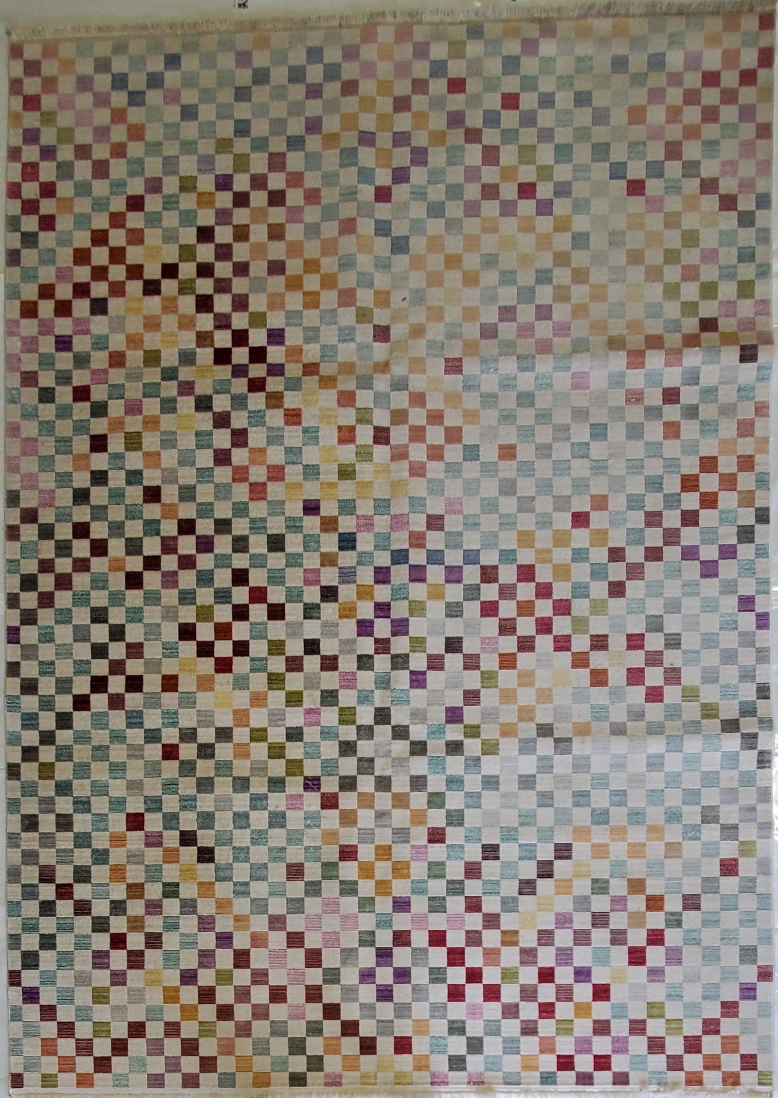 HAND DESIGNED LOOMED CONTEMPORARY ABSTRACT STYLE R (1 of 4)