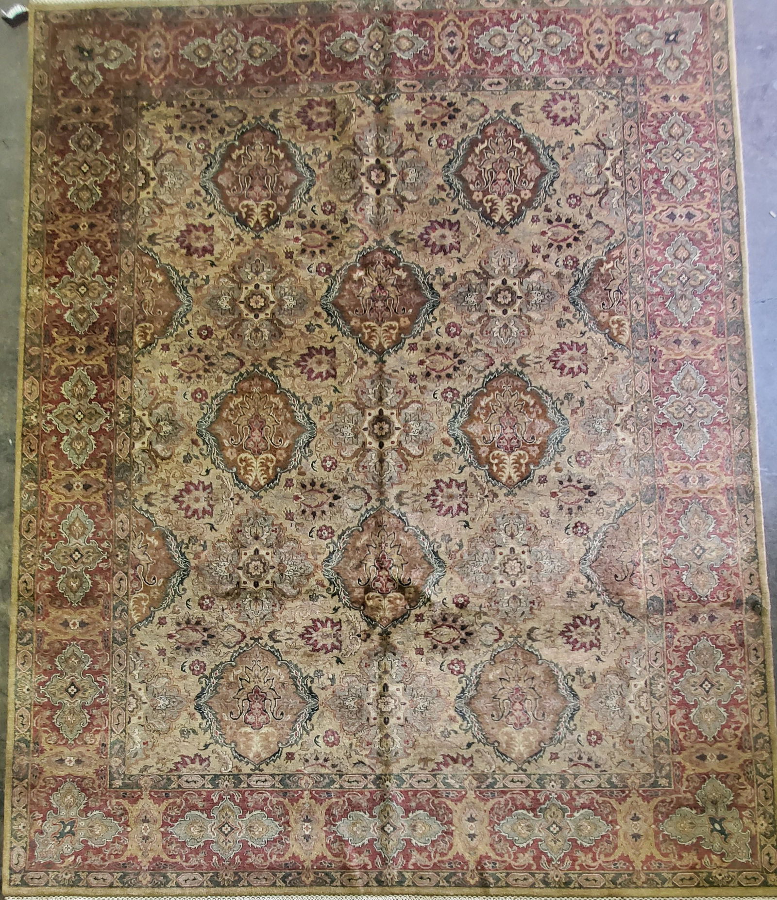 HAND KNOTTED INDO JAIPUR RUG (1 of 5)