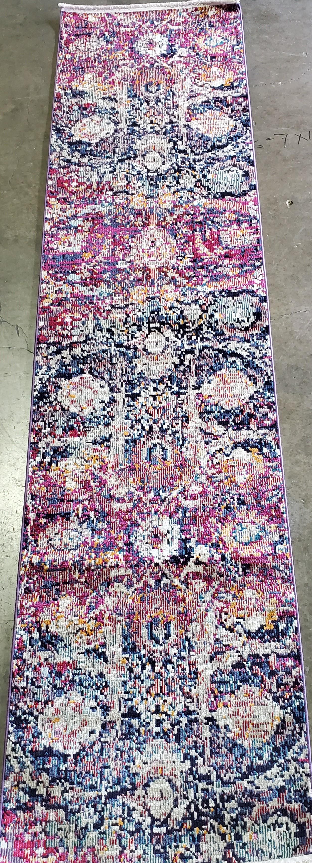 MACHINE WOVEN CONTEMPORARY ABSTRACT STYLE RUG (1 of 3)