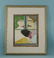 191B: FRAMED AND MATTED PRINT OF HEADS OF WOMAN AND MAN