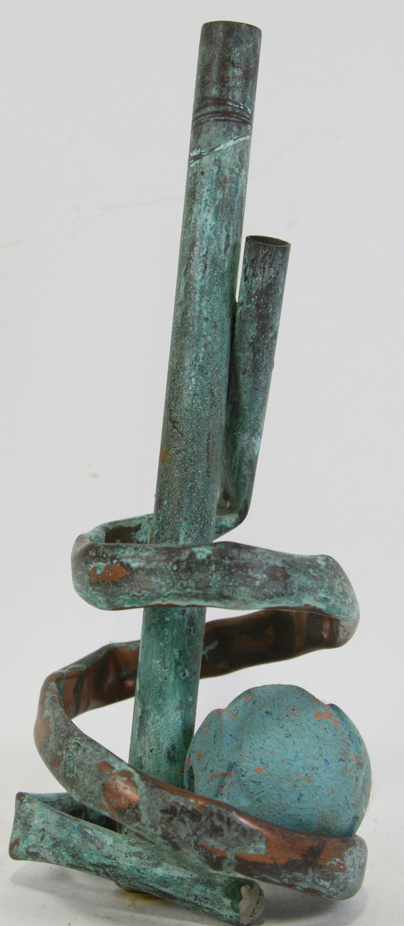CONTEMPORARY COPPER SCULPTURE (1 of 3)