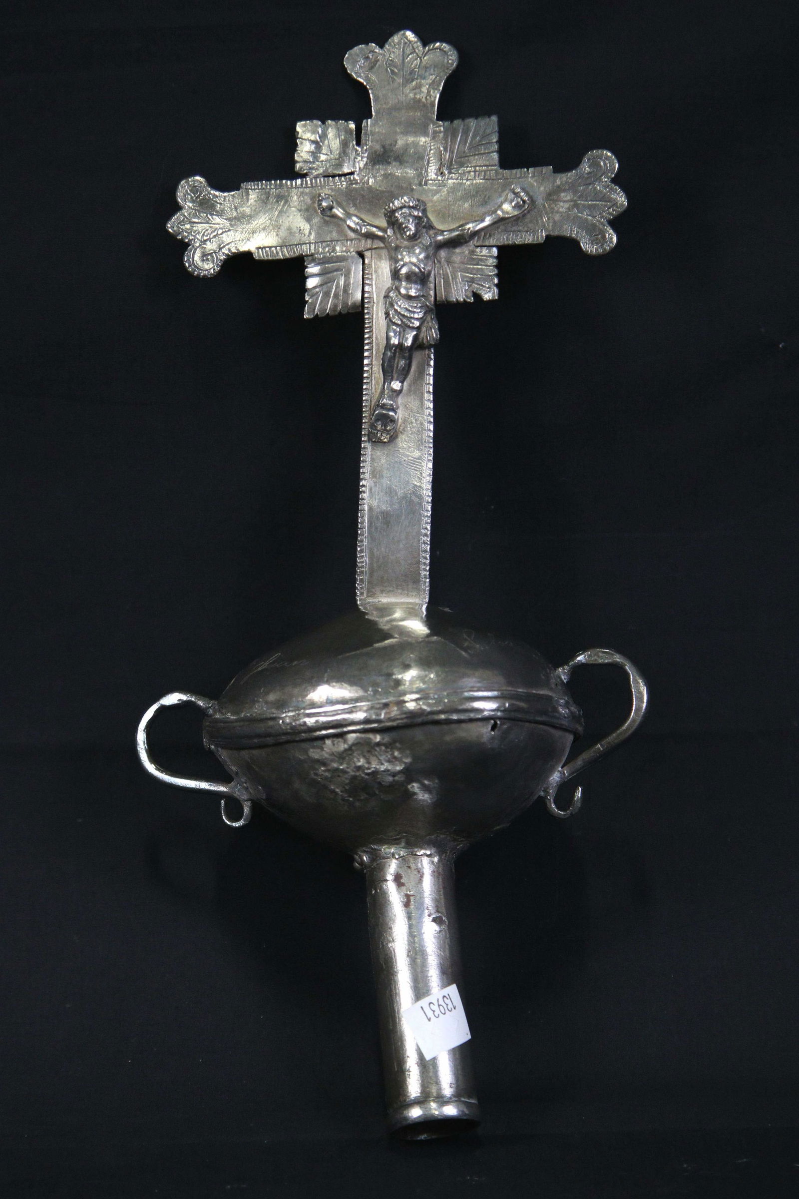 CIRCA 1922 PERUVIAN SILVER CROSS (1 of 5)