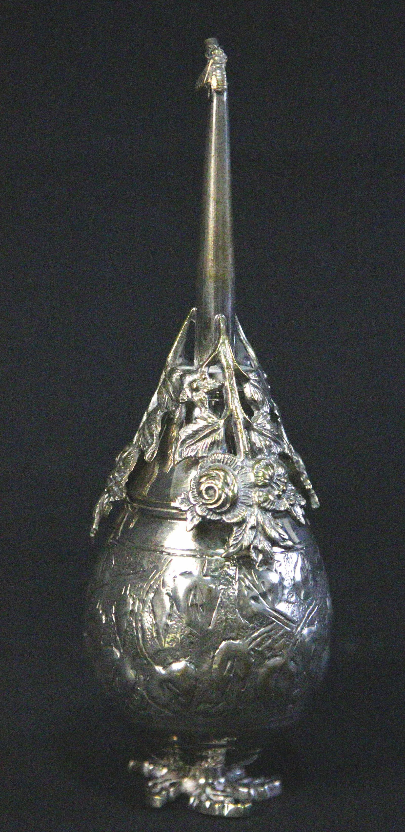 19th CENTURY SPANISH COLONIAL SILVER MATE WITH STR (1 of 4)