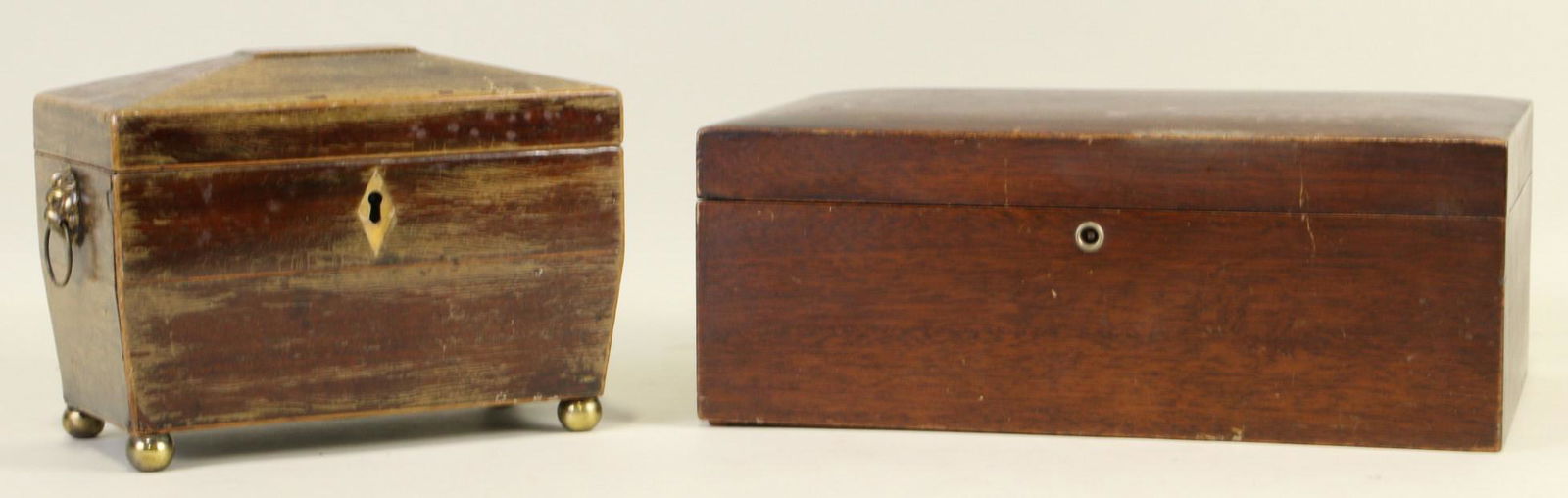 19th CENTURY TEA CADDY & HUMIDOR (1 of 2)