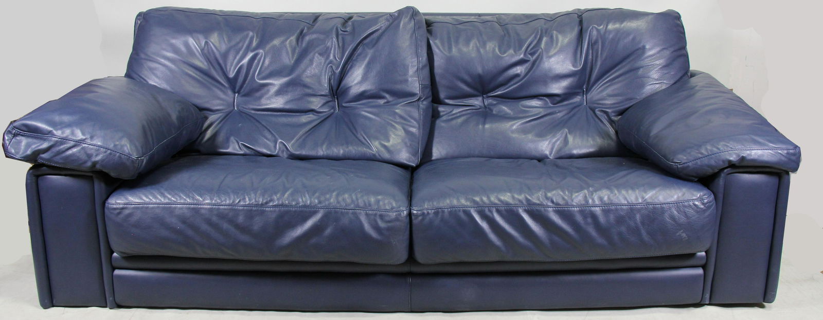 CIRCA 1970's VINTAGE ROCHE BOBOIS LEATHER SOFA (1 of 4)