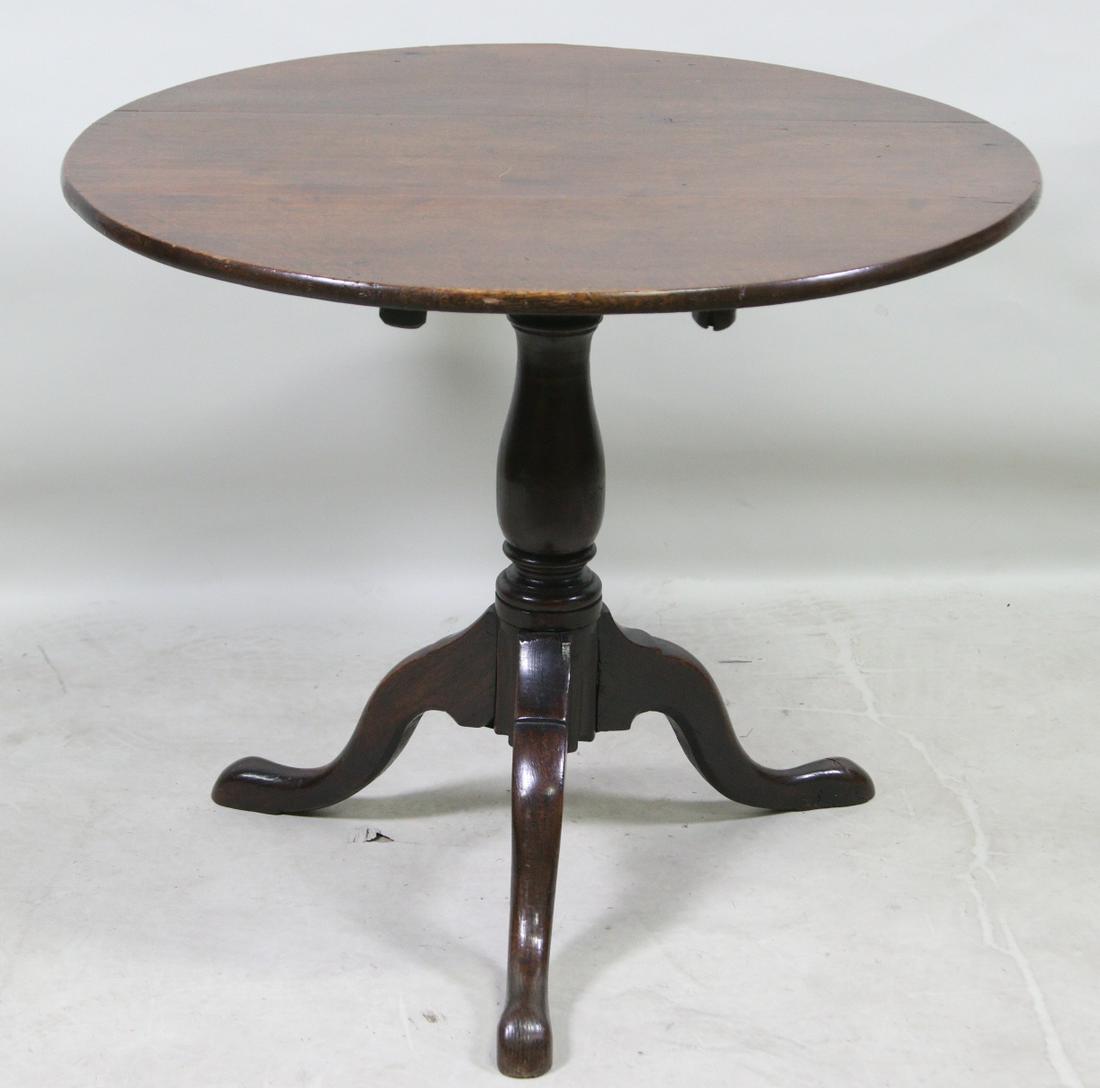 CIRCA 1780 GEORGIAN OAK FLIP TOP TABLE (1 of 4)