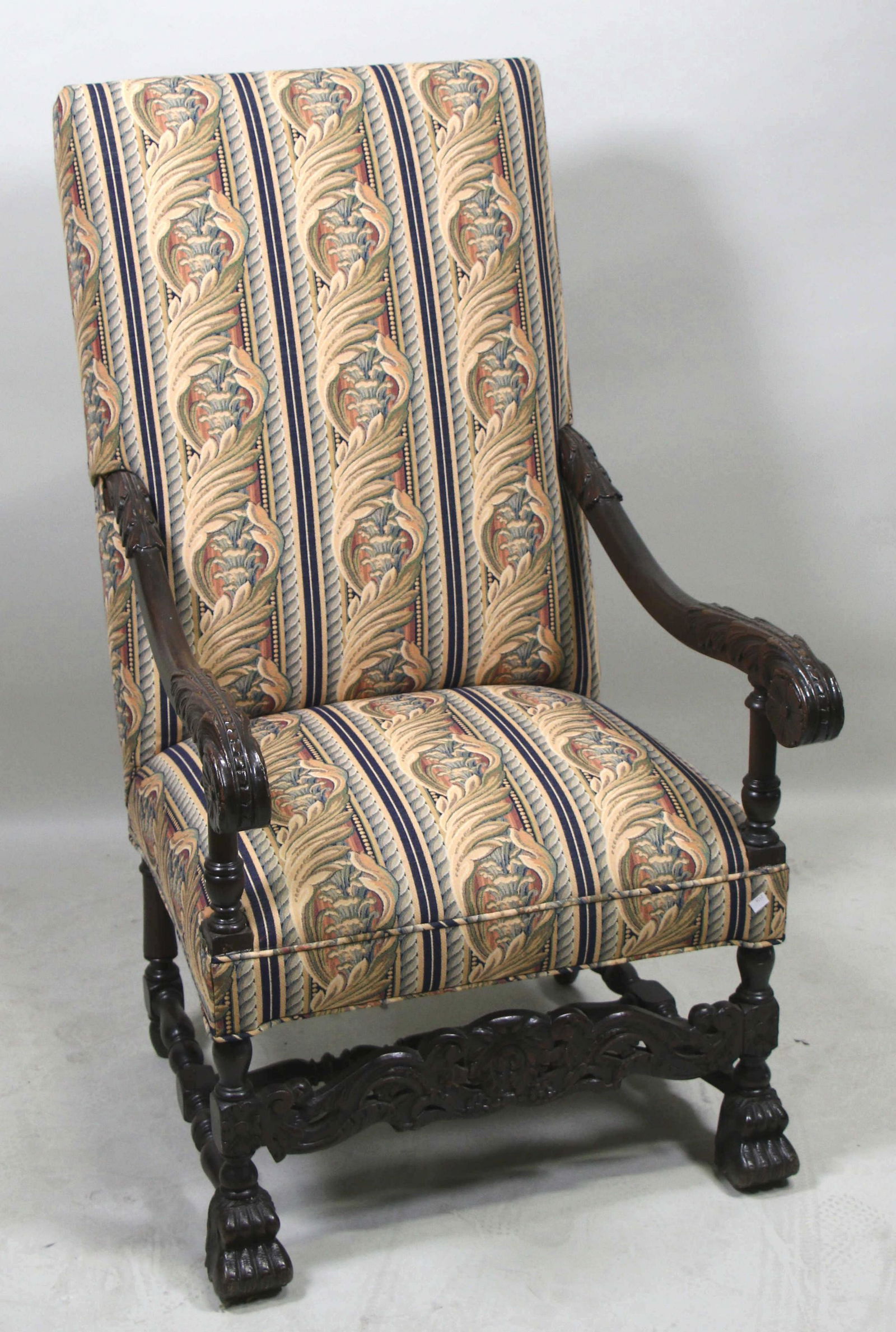 CIRCA 1890's RENAISSANCE REVIVAL ARMCHAIR (1 of 3)