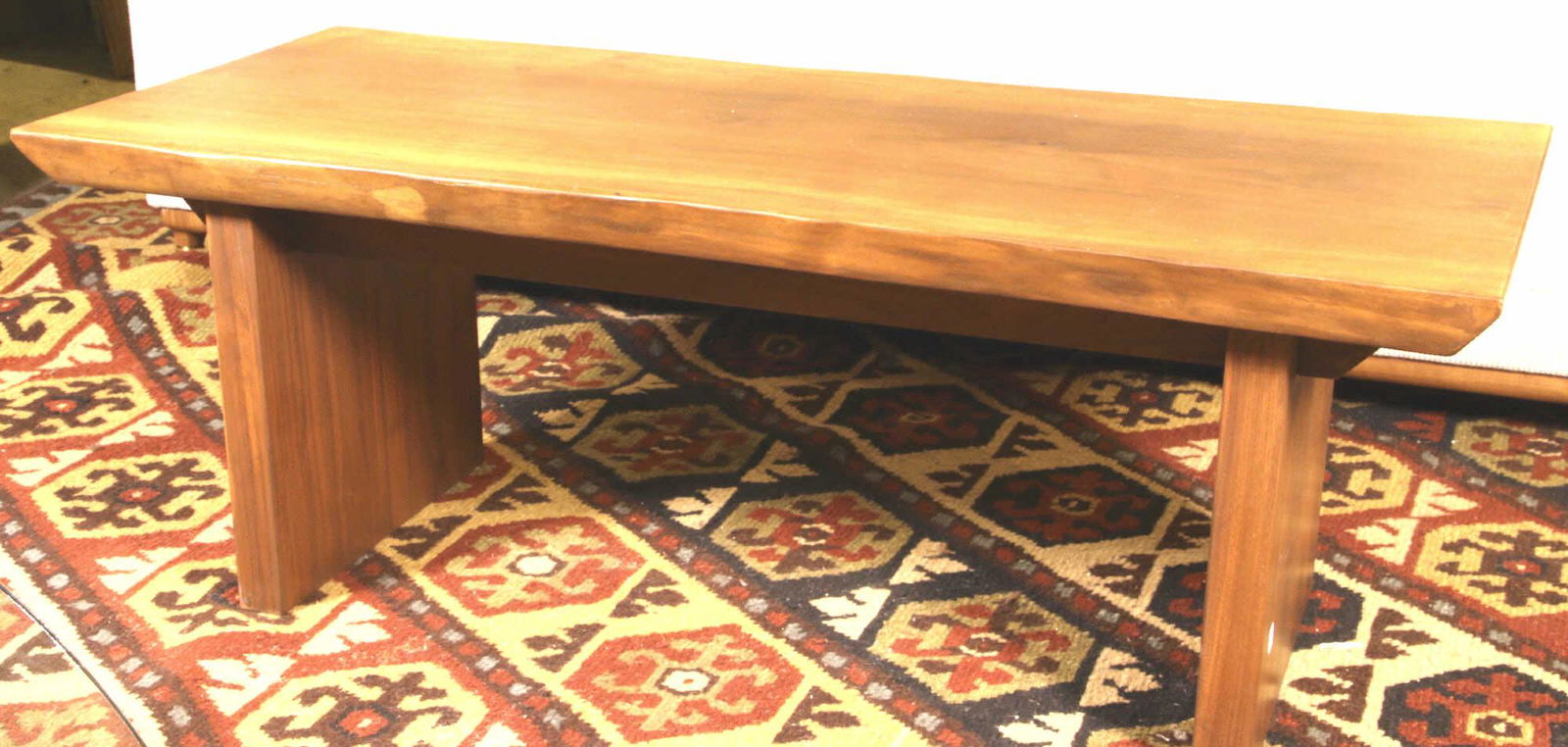 NATURAL FINISH WOOD PLANK TO COFFEE TABLE (1 of 1)