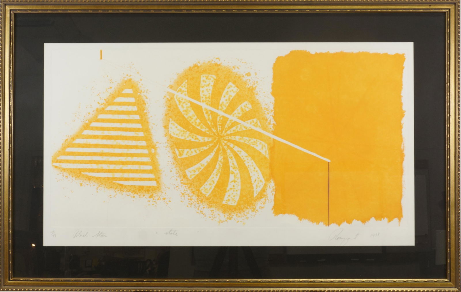 JAMES ROSENQUIST "BLACK STAR" SIGNED & #44/78 (1 of 5)