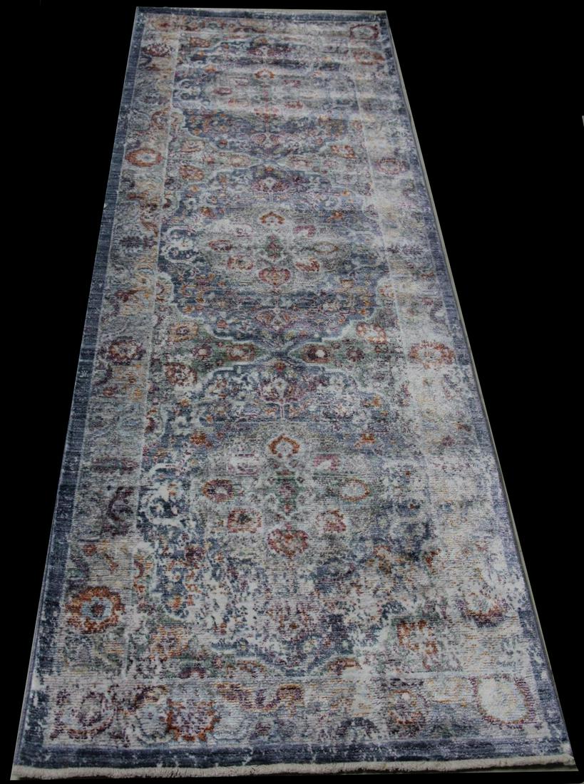 MACHINE MADE CONTEMPORARY NAVY RUNNER (1 of 4)