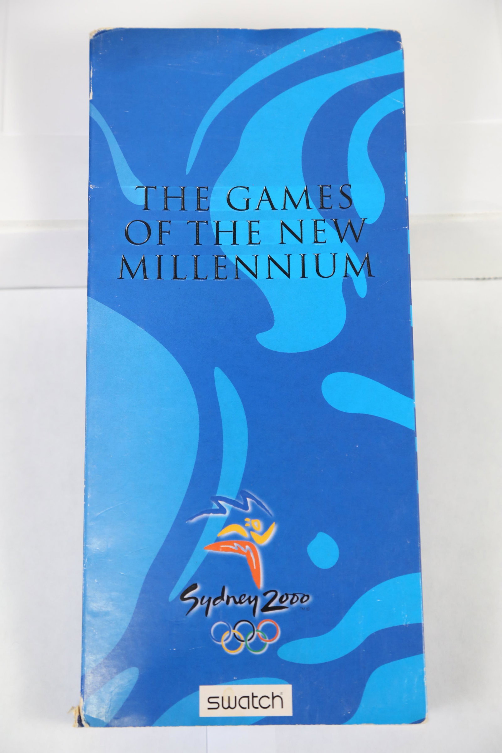 SWatch LIMITED EDITION 2000 SYDNEY GAMES Watch: SWATCH WATCH FOR THE 2000 SYDNEY GAMES IN ITâ€™S ORIGINAL BLUE BOX.