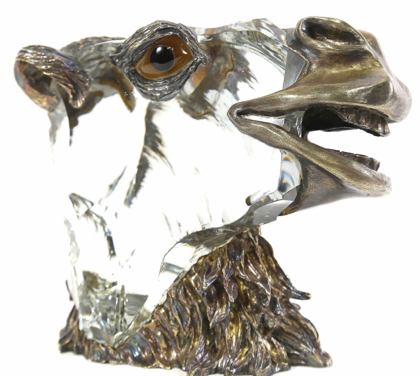 BACCARAT CAMEL CHAUMET NEMEE: BACCARAT CAMEL CHAUMET NEMEE. Height: 9.5 in. by Width: 12 in. by Depth: 6.5