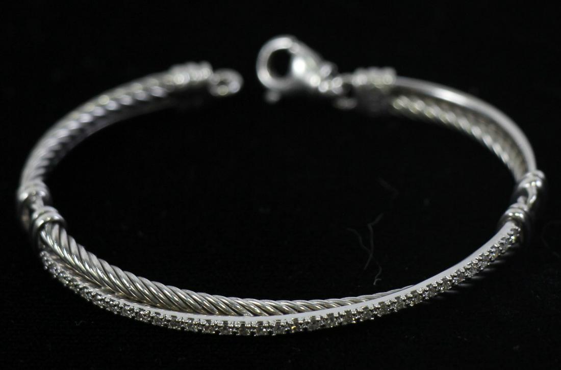 DAVID YURMAN PAVE DIAMOND BRACELET: DAVID YURMAN PAVE DIAMOND BRACELET