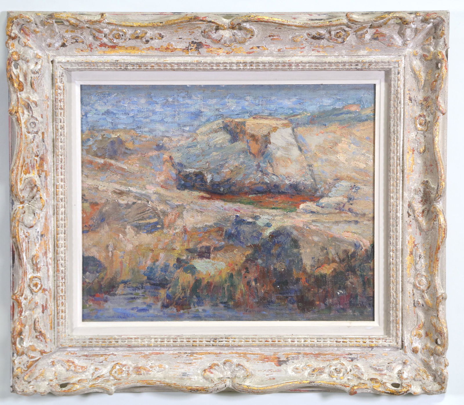 CLAIR CLAWE (FRENCH) LANDSCAPE OIL ON PANEL (1 of 2)