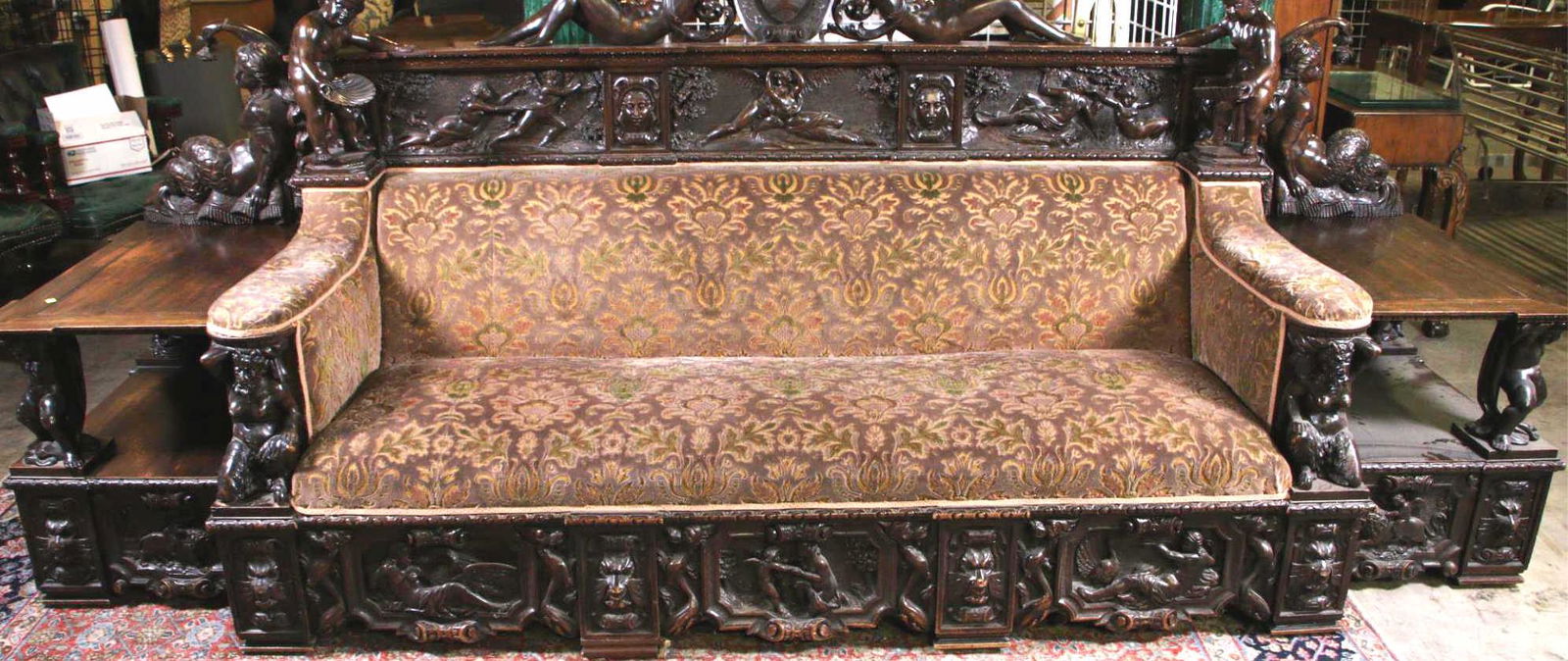 19th CENTURY RENAISSANCE REVIVAL BANQUETTE (1 of 15)
