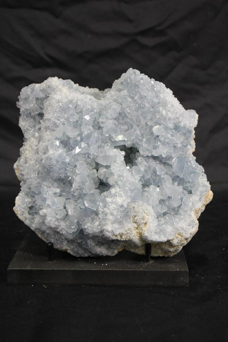 CELESTITE GEODE ON STAND (1 of 4)