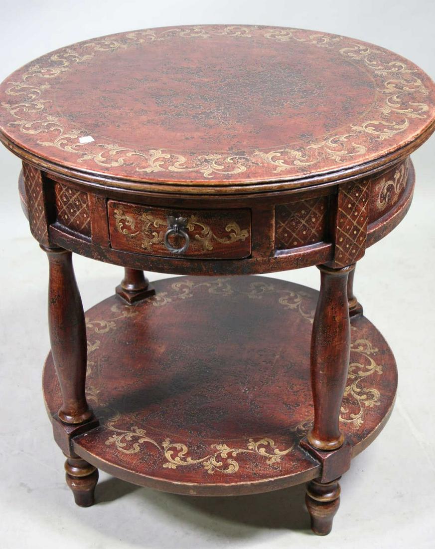 OCCASIONAL ROUND TABLE: OCCASIONAL ROUND TABLE. Height: 31.5 in. by Width: 31.5 in.
